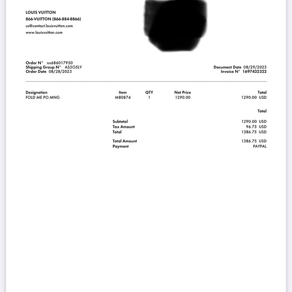 Louis Vuitton Fold Me Pouch - Picture 7 of 7